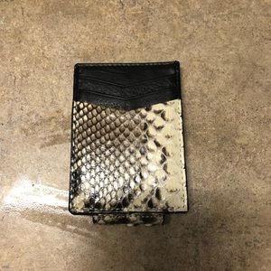 Snake Skin  Card Holder